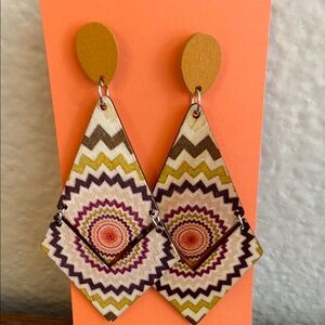 5/$10❤️❤️❤️NEW Colorful Geometric Earrings